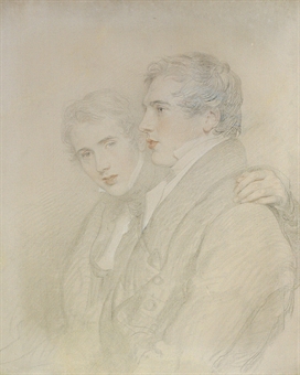 Portrait of Richard Rowland Bloxam and Andrew Bloxam by Sir Thomas Lawrence