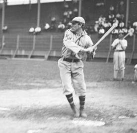 Rickey batting for the Browns in 1906.