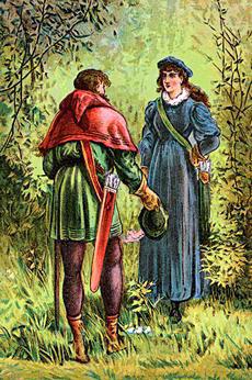 Robin Hood and Maid Marian (poster, ca. 1880)