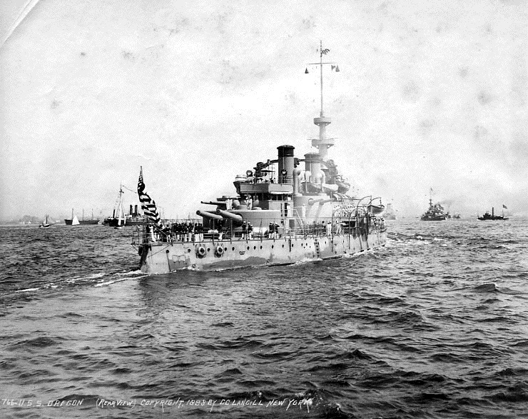 U.S. Battleship `Oregon` [1898]