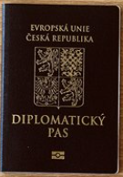 Diplomatický pas ČR má černou barvu