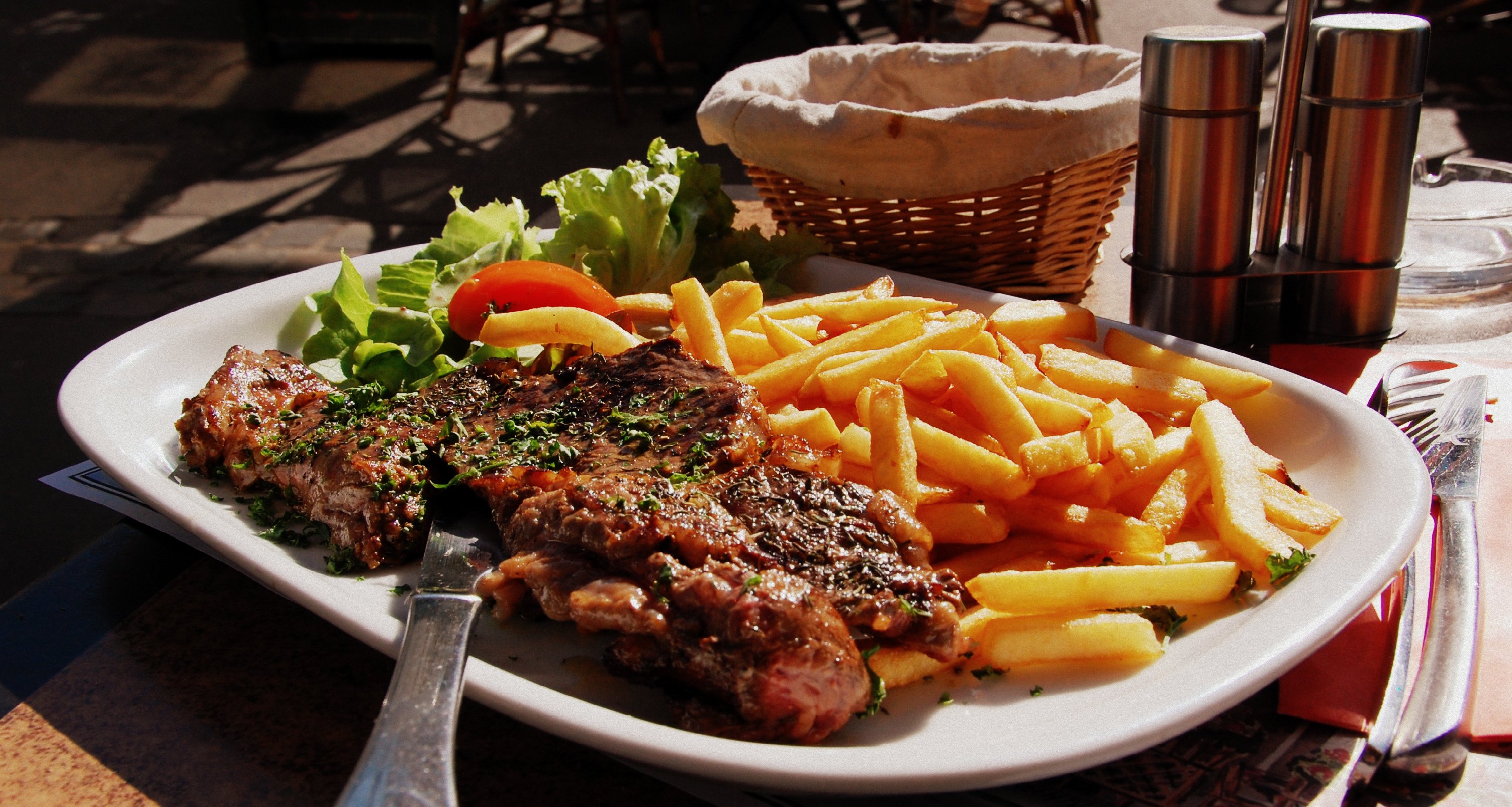 Manhattan strip steak