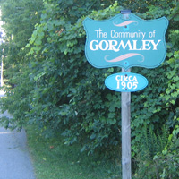 Signo trovita sur Gormley Road East.