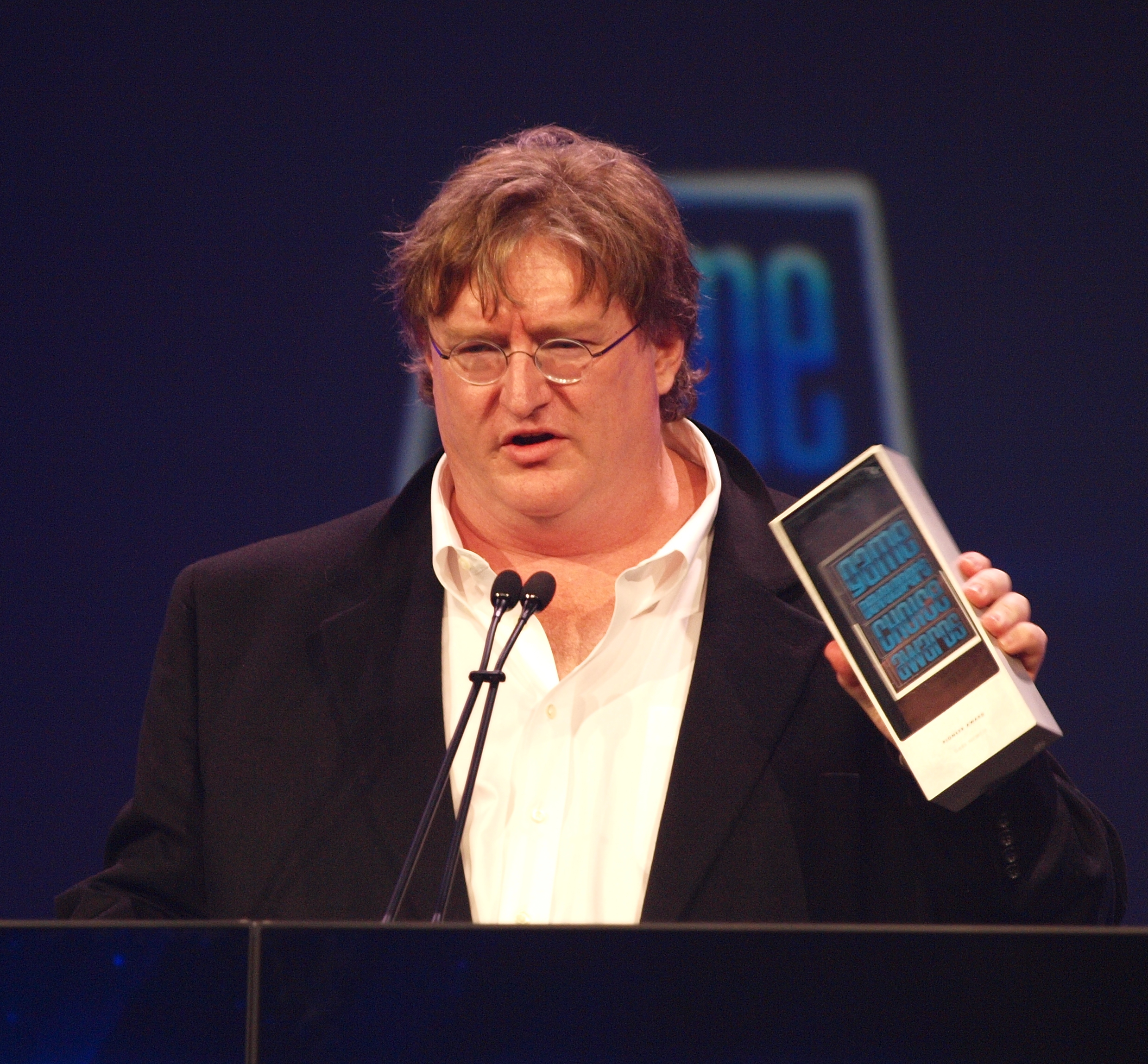 Gabe Newell, de baas bij Valve, tbv case-study Valve, over organisatie-structuur, organisatie-cultuur en een organisatie zonder vaste functie-omschrijvingen