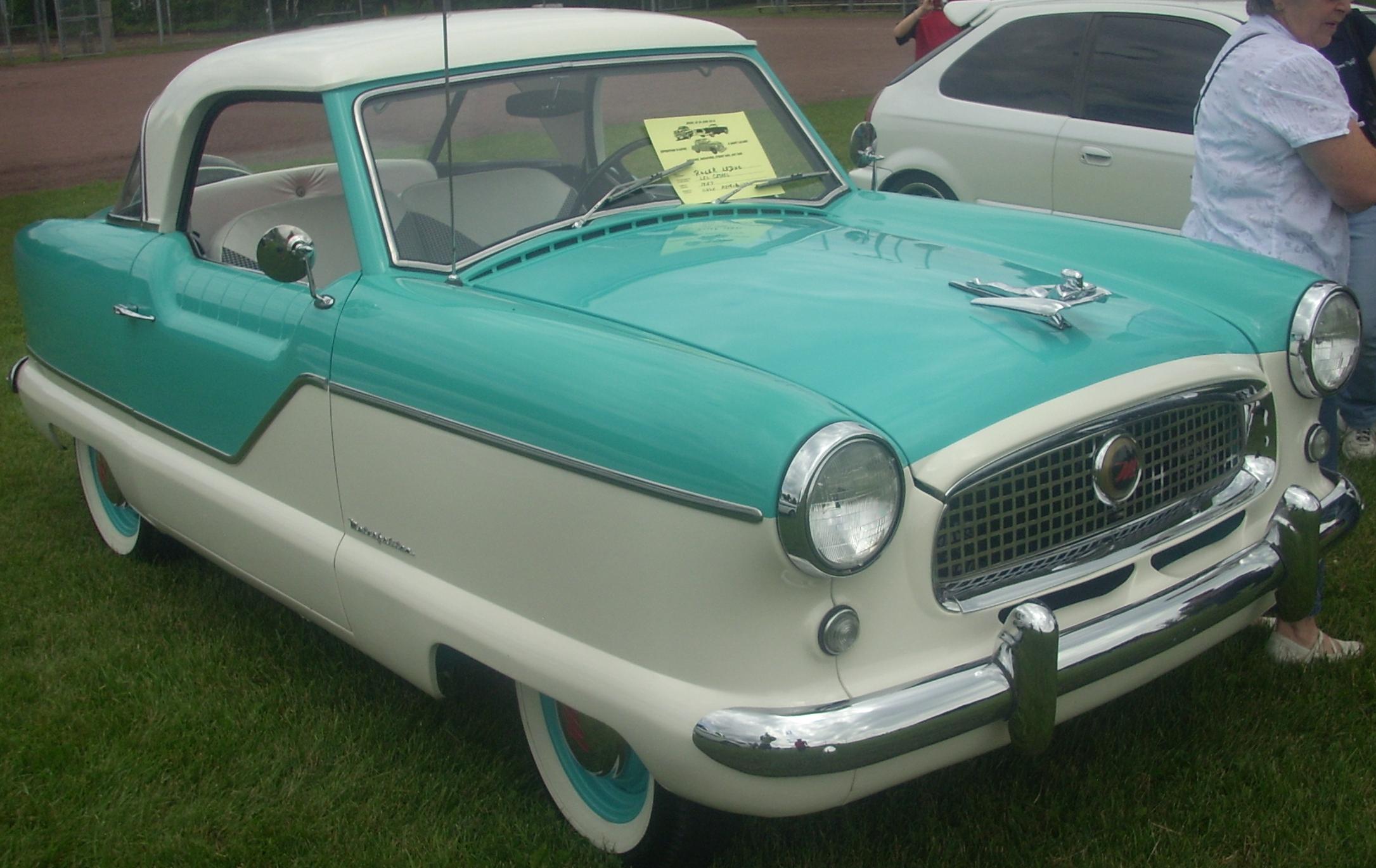 Description 39;57 Nash Metropolitan Coupe Auto classique St. Lazare 39;1