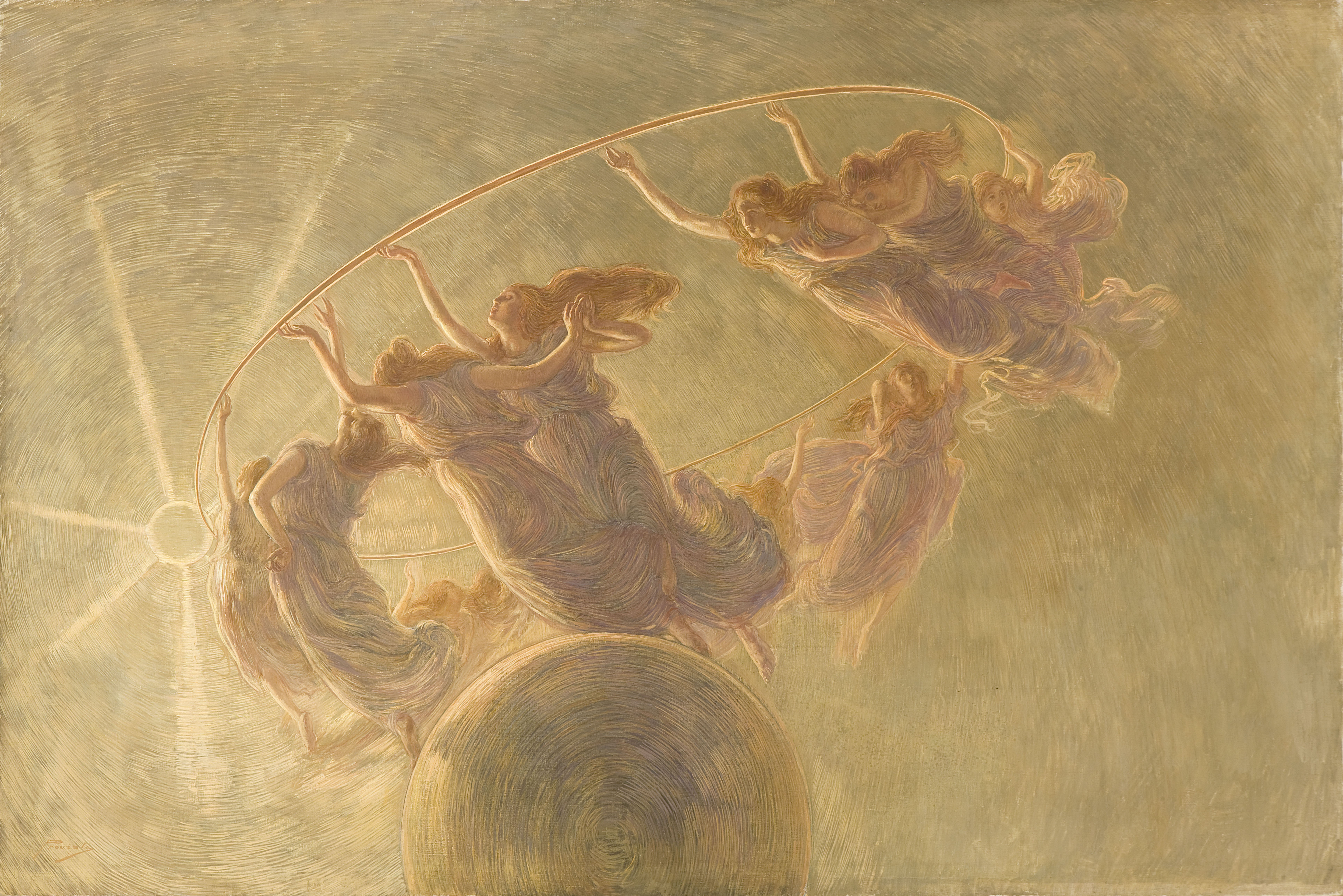 189. Gaetano Previati, La danza delle Ore, 1899