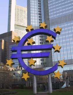 La sede della Banca Centrale Europea, a Franco...