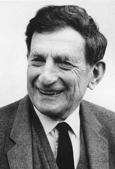 Photograph of David Bohm, taken from this page.