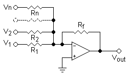 summing amplifier