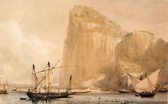 File:Rock of Gibraltar 1810.jpg