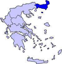 Western Thrace within Greece