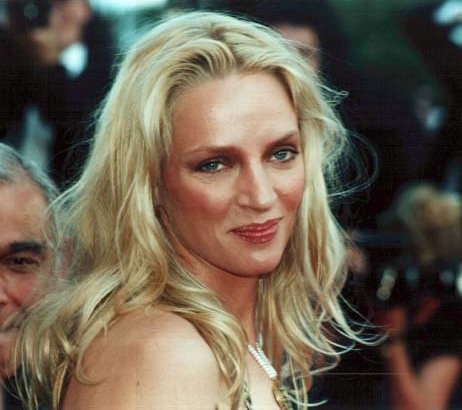 Uma Thurman avec le teint clair rosé