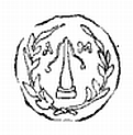 Illustration of a coin of Apollo Agyieus from Ambracia Coin of Apollo Agyieus.png