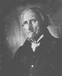 Conrad Heyer at age 103 in 1852, possibly the earliest-born American ever photographed (born 1749)