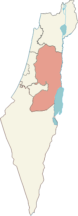 Israel: Judea and Samaria District according t...