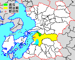 冰川町位置图