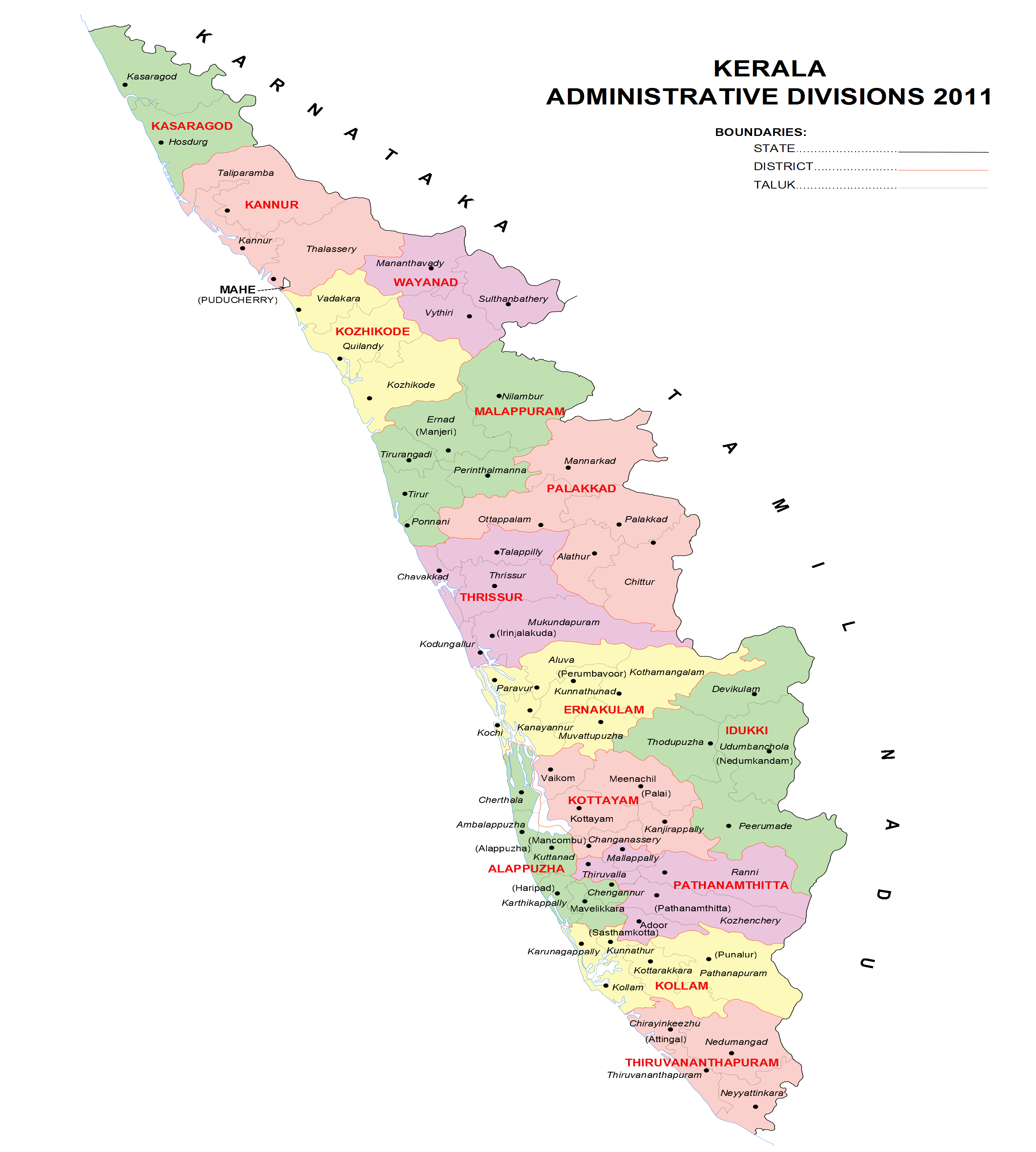 Description Kerala-administrative-divisions-map-en.png
