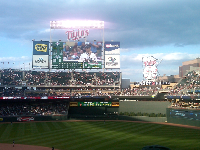 target field seating view. target field seating view.