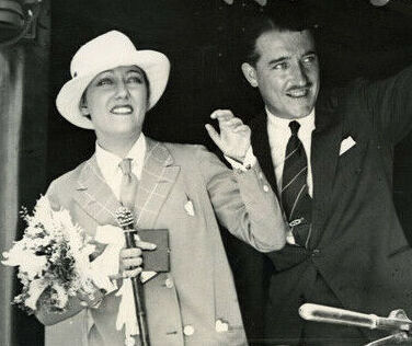 Gloria Swanson and Henry de la Falaise