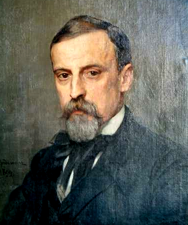 Henryk Sienkiewicz, portrait by Kazimierz Mordasewicz (1899)