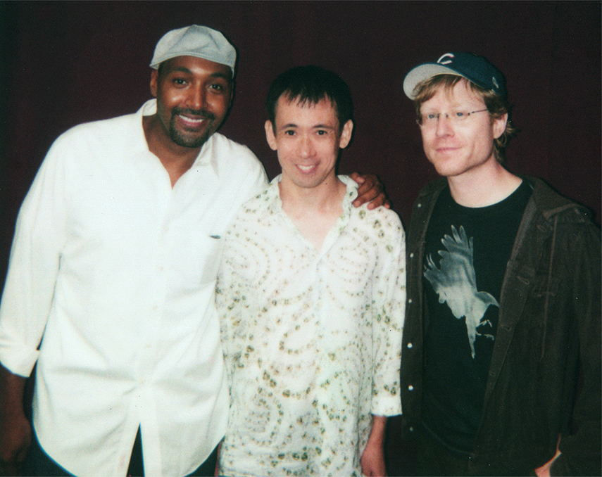 File:Jesse L. Martin A. Alex Nitta and Anthony Rapp at BCEFA.jpg