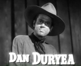 Cropped screenshot of Dan Duryea from the trai...