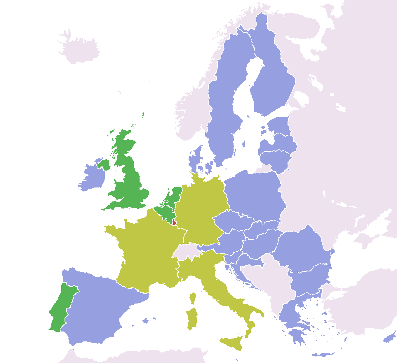 Map Of Europe Union