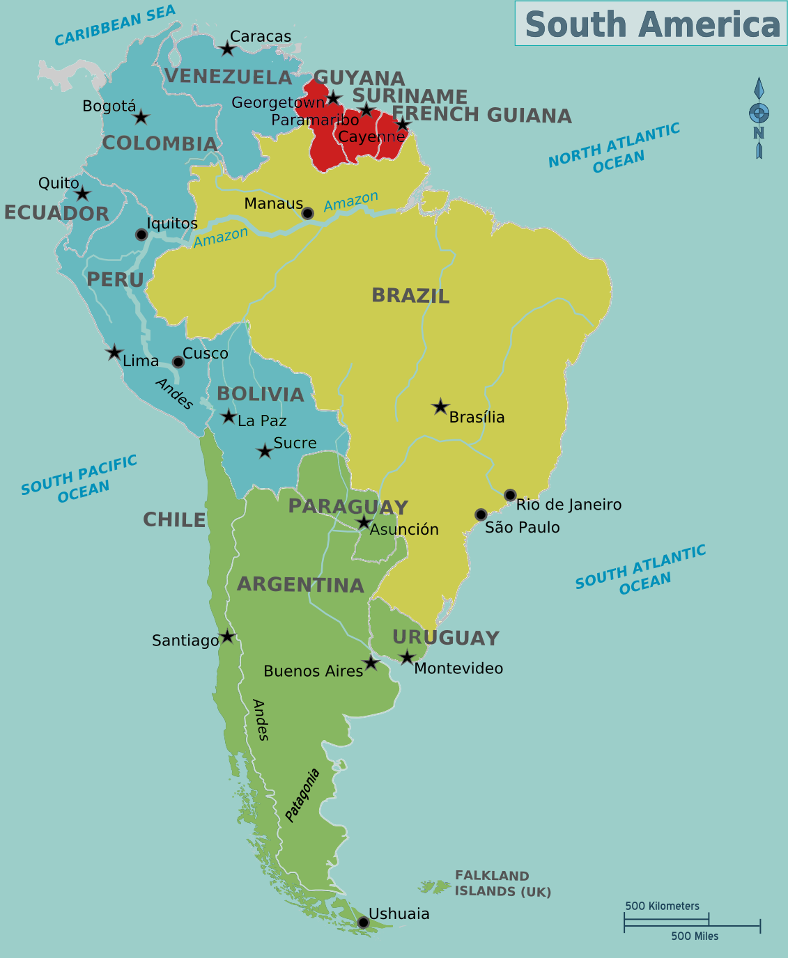 File:South America Color-coded Regions.png