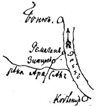 A map of Turgenev's Sinzig Location in 1857