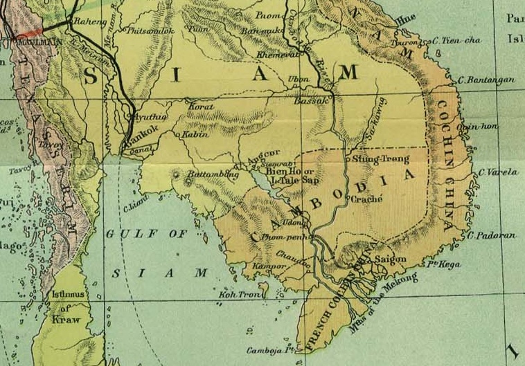 Indochina map