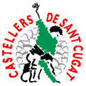 Logotip dels Castellers de Sant Cugat en versió digital