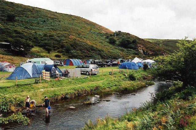 Brendon, view to Cloud Farm camp site - geograph.org.uk - 44209