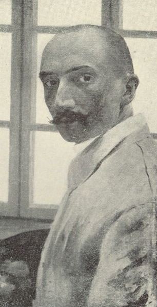 Memportreto de Béla Joó en 1908