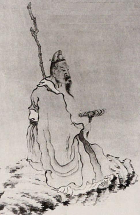 Man holding ganoderma mushroom. Artist: Chen Hungsho (1599-1652)