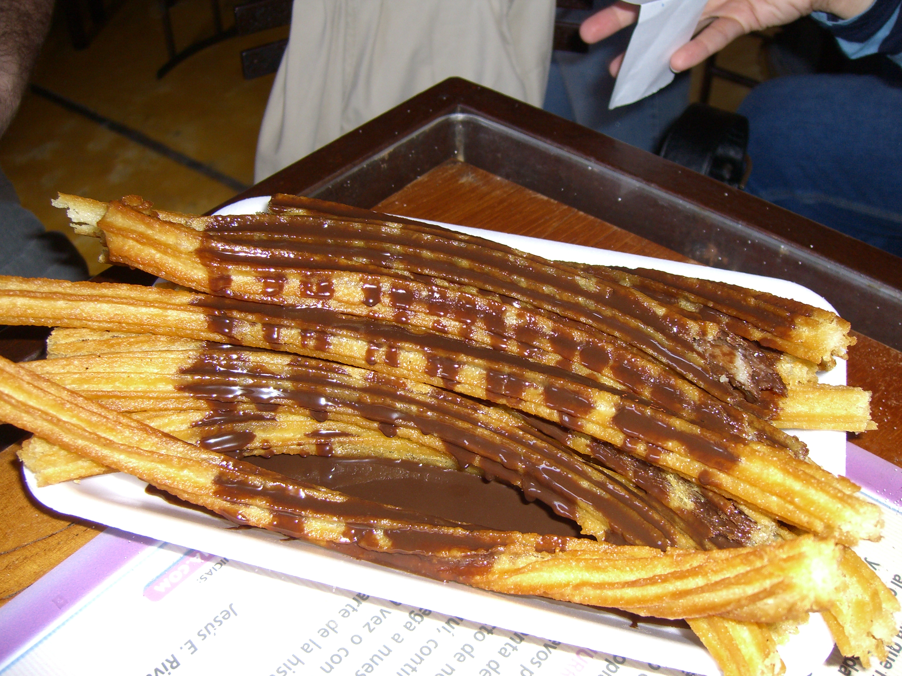 churros y chocolate