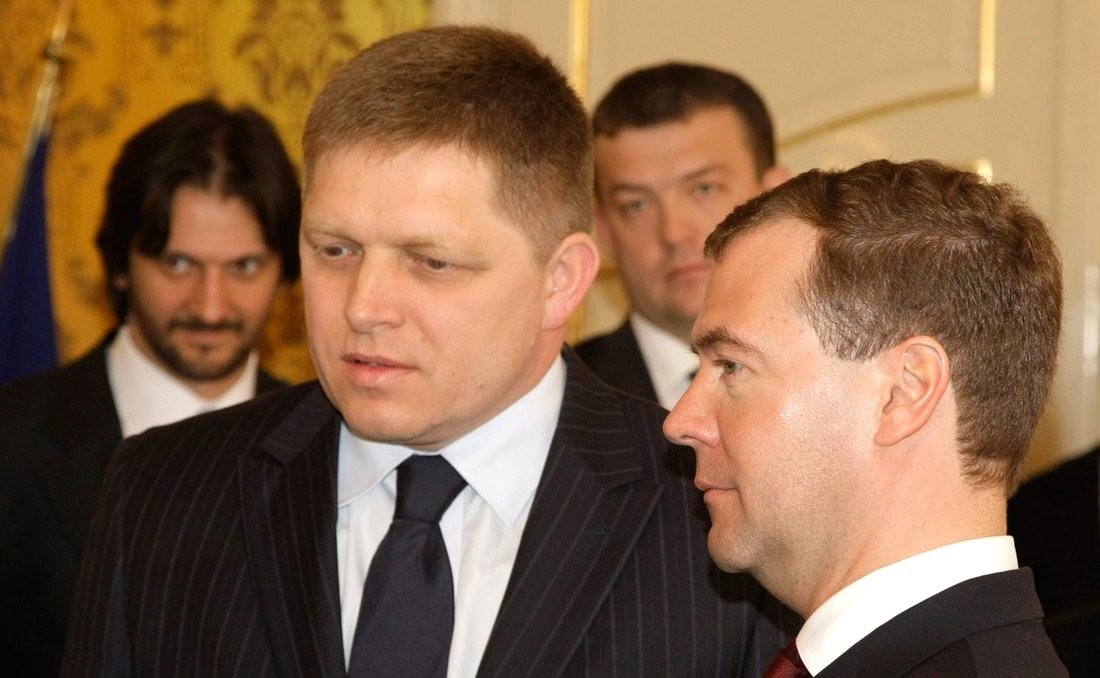 Robert Fico mit Dimitri Medwedew (Quelle: www.kremlin.ru)