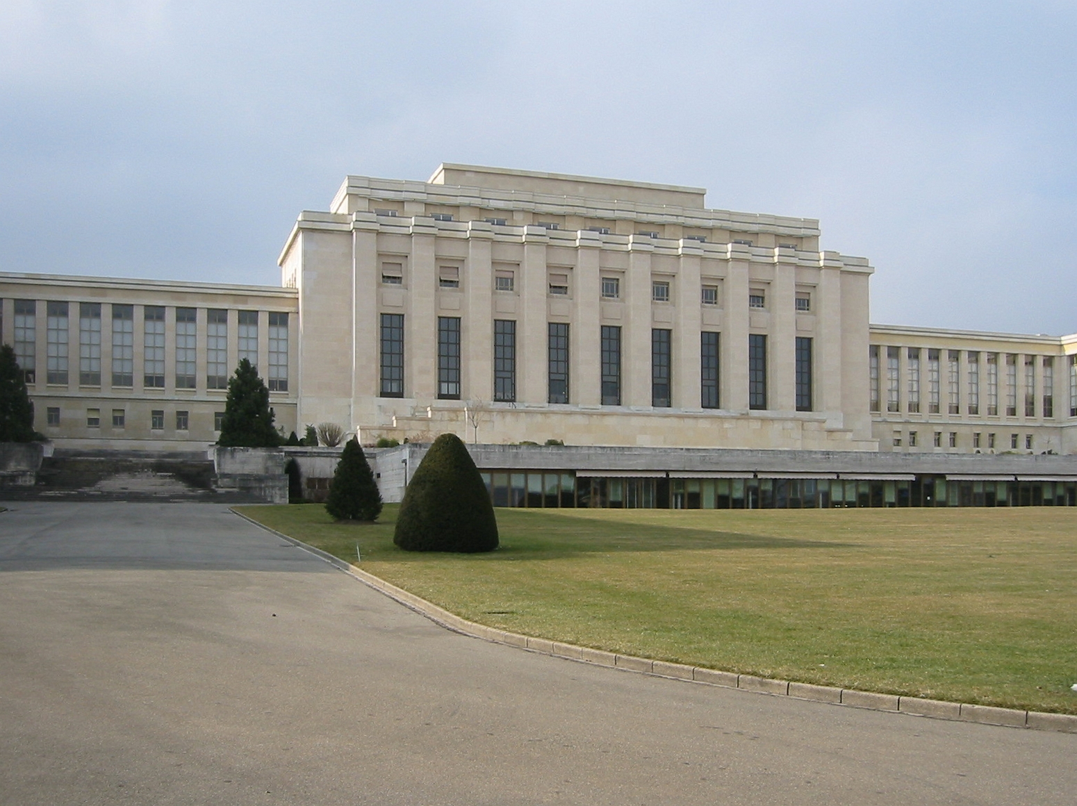 Palacio de las Naciones, Ginebra, Suiza, sede de la SDN