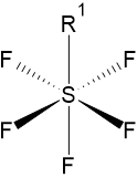 structure de la molécule de -SF5