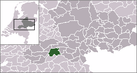 Poziția localității West Maas en Waal