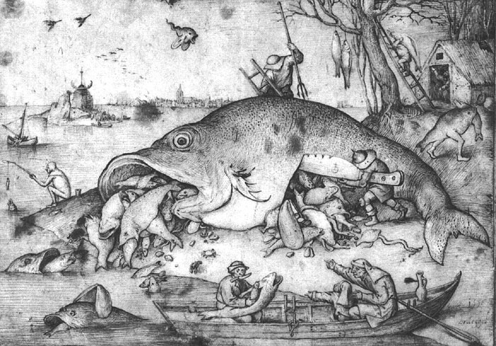 eter Bruegel the Elder- Big Fish Eat Little Fish.