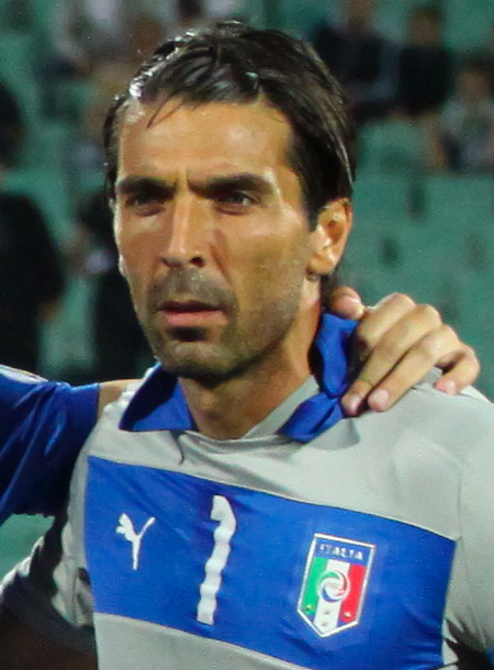 Stunning Image of Gianluigi Buffon on 9/7/2012 