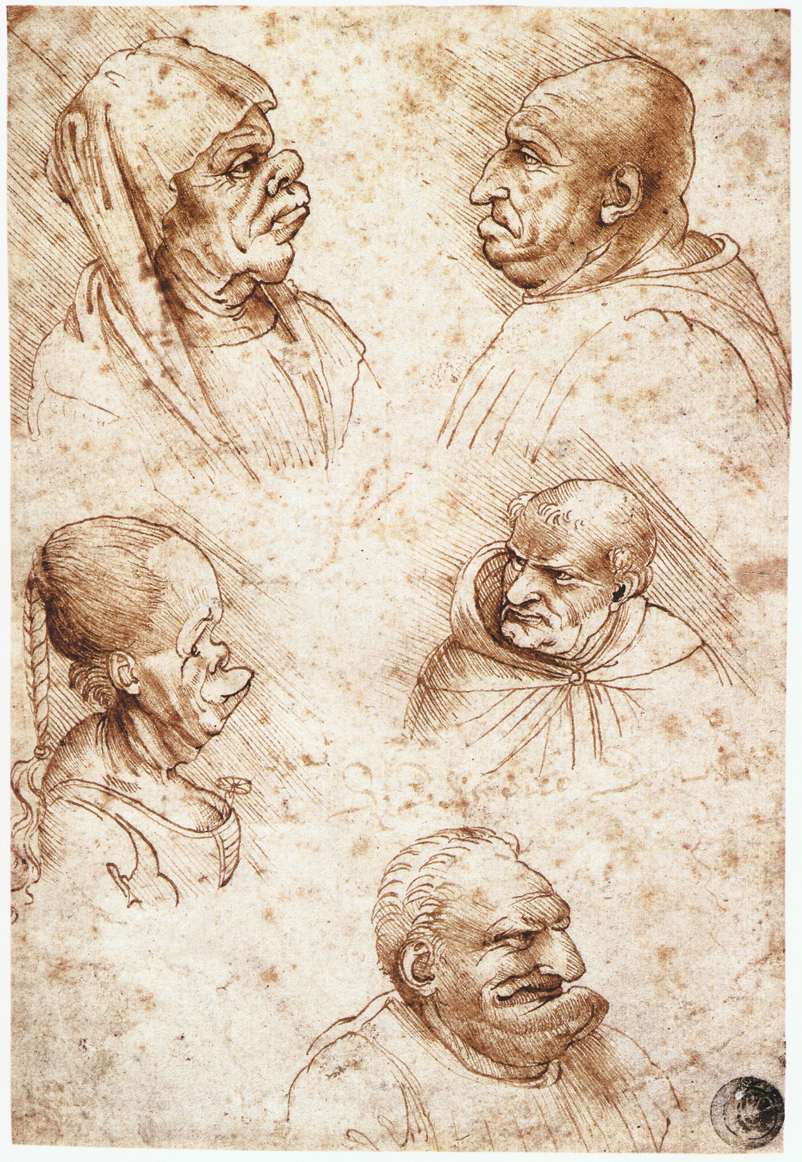 Caricaturi Leonardo da Vinci