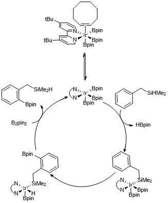 Mechanism of hydrosilane