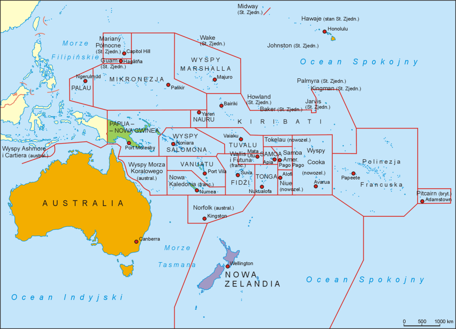 Map Of Oceania And Australia. Plik:Australia and