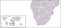 Ligging of Tswanaland