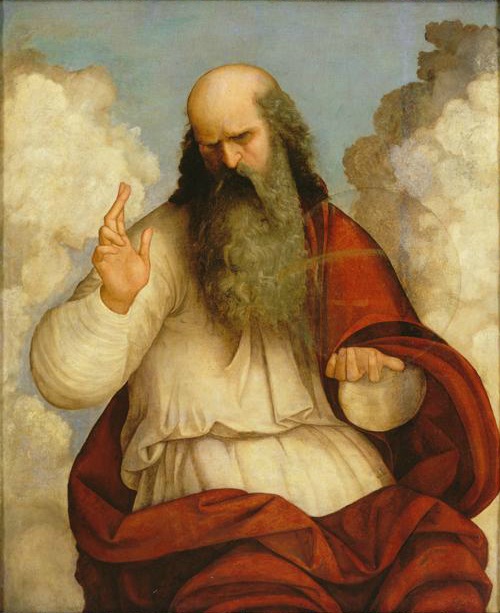 God the Father by Ludovico Mazzolino (1480 – c. 1528) dans immagini sacre Ludovico_Mazzolino_-_God_the_Father