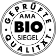 Schwarz-weißes AMA-Biosiegel