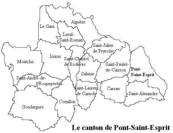 El cantó de Pont-Saint-Esprit