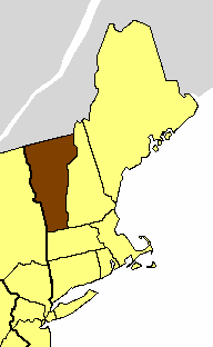 Location of the Diocese of Vermont