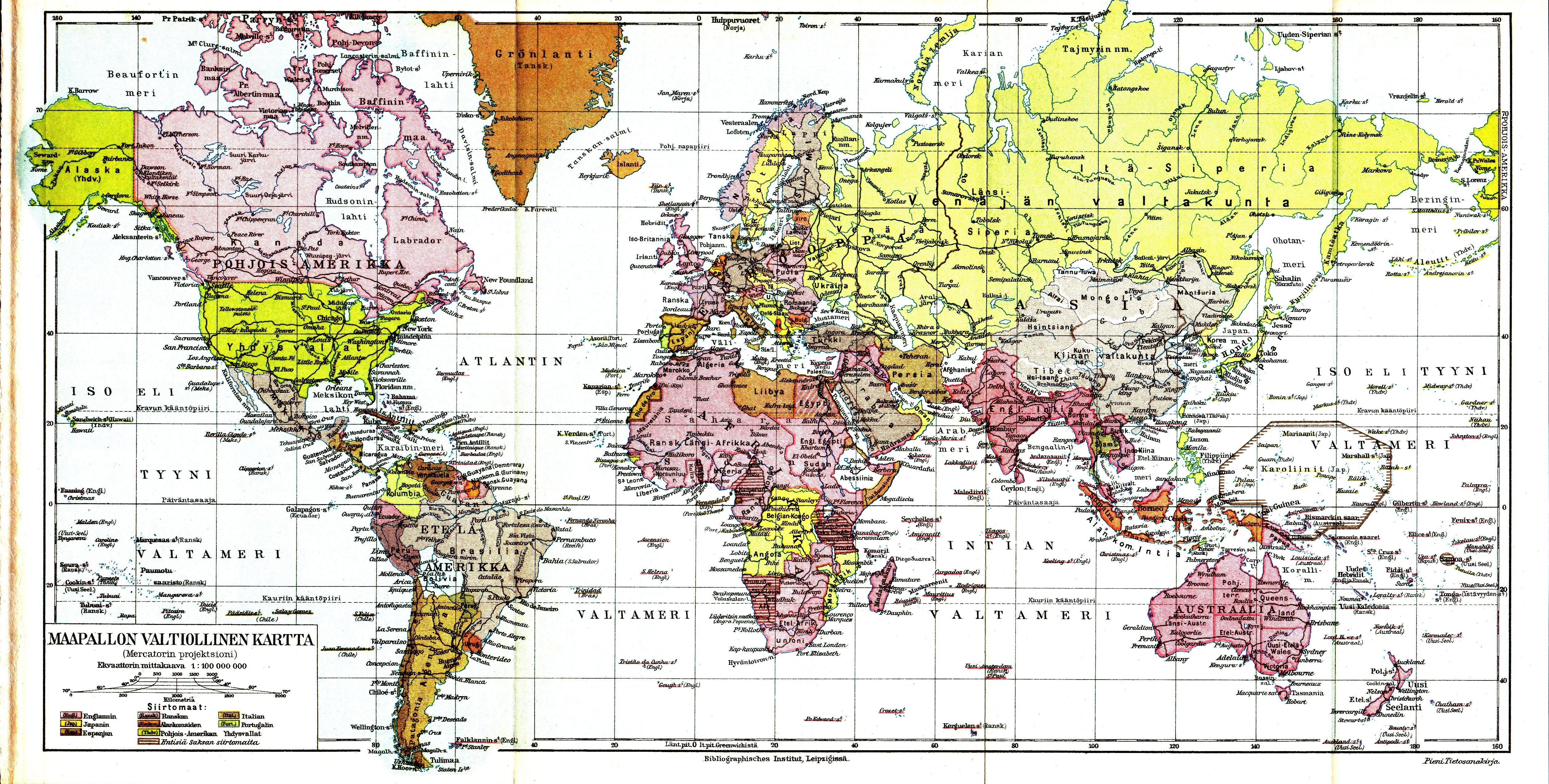 World Map 300 Dpi